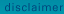 disclaimer