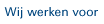 Wij werken voor